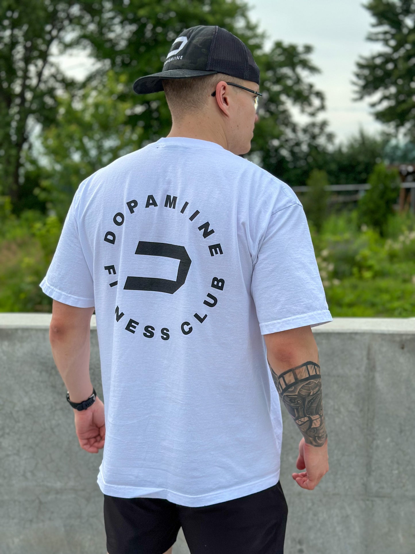 DOPAMIINE Overzised Tee | Blanc